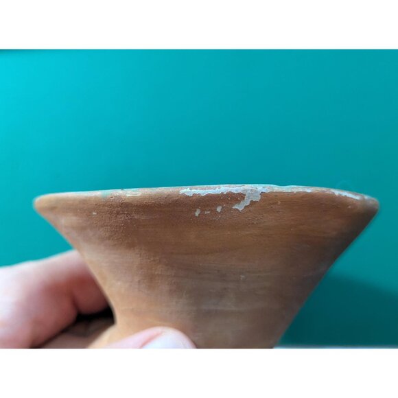 Oscar Mendoza JuJuy Pottery head Vase, Handmade Realistic Face Effigy Vessel - Picture 16 of 16